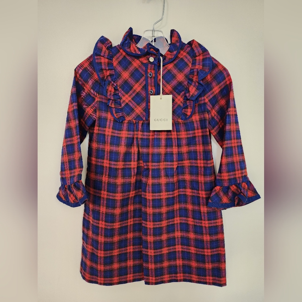 Gucci Classic Plaid Dress